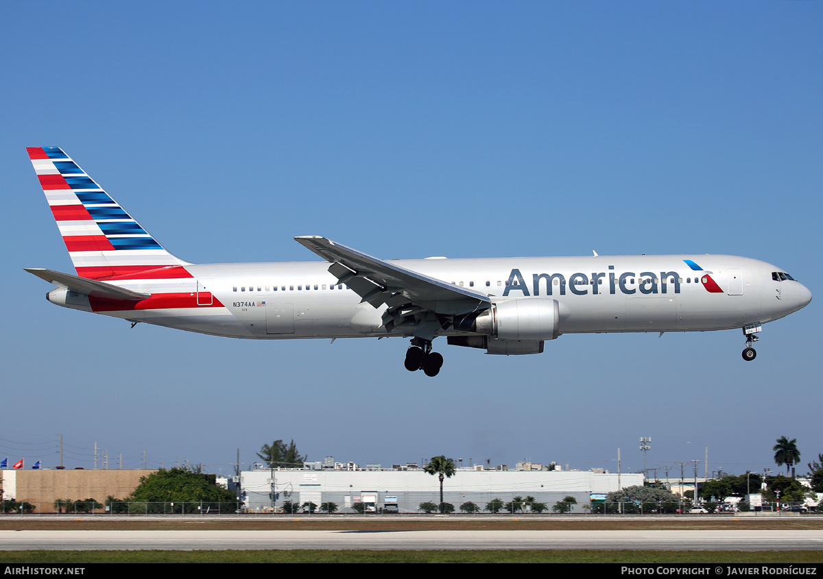 Aircraft Photo of N374AA | Boeing 767-323/ER | American Airlines | AirHistory.net #816278