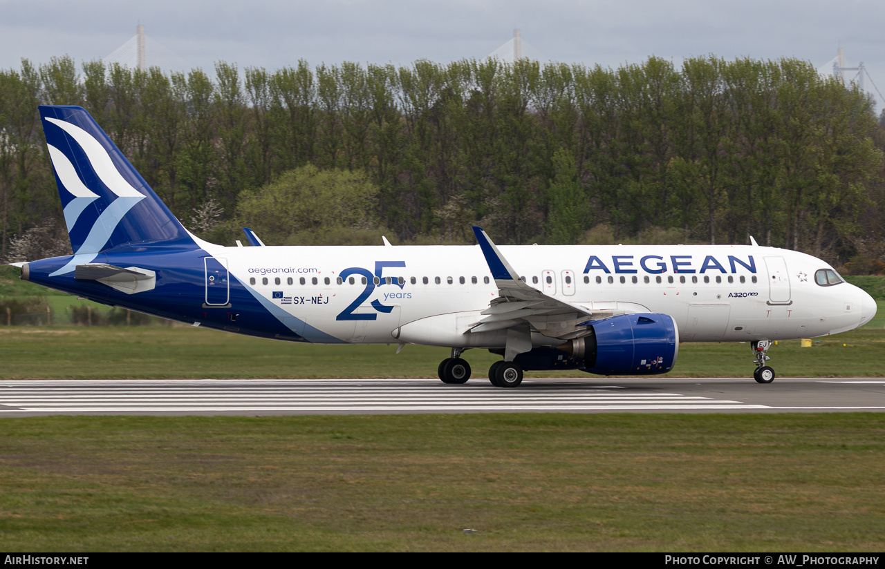 Aircraft Photo of SX-NEJ | Airbus A320-271N | Aegean Airlines | AirHistory.net #816317