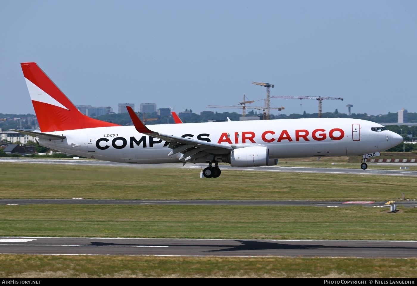 Aircraft Photo of LZ-CXD | Boeing 737-85R(SF) | Compass Air Cargo | AirHistory.net #816318