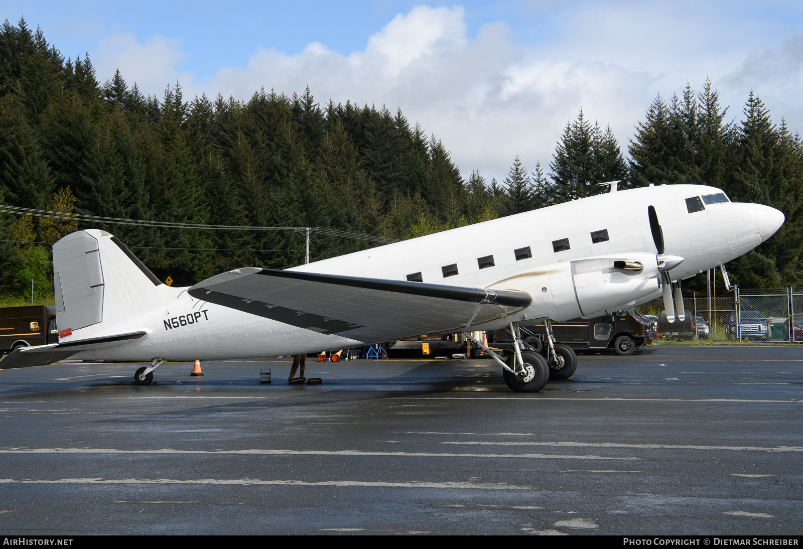 Aircraft Photo of N560PT | Dodson DC-3C-TP | Desert Air Transport | AirHistory.net #816323