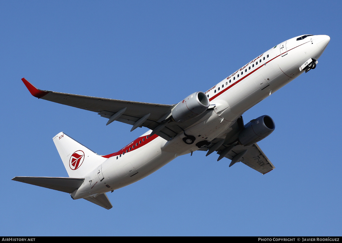 Aircraft Photo of 7T-VKN | Boeing 737-8D6 | Air Algérie | AirHistory.net #816339