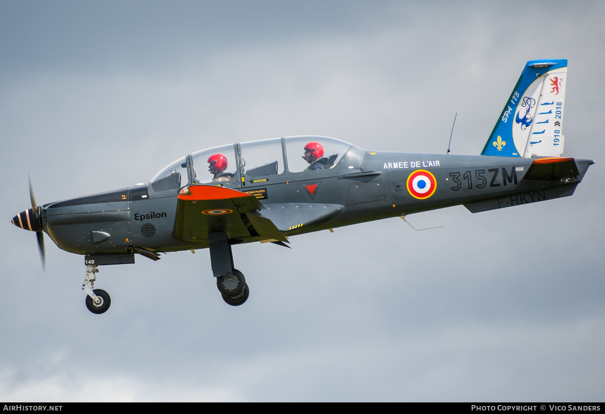 Aircraft Photo of F-HKYN | Socata TB-30 Epsilon | France - Air Force | AirHistory.net #816386