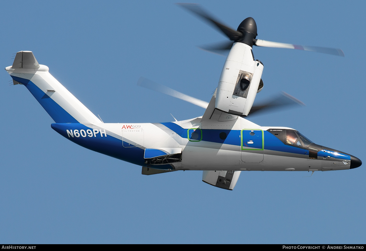 Aircraft Photo of N609PH | AgustaWestland AW609 | AirHistory.net #816393