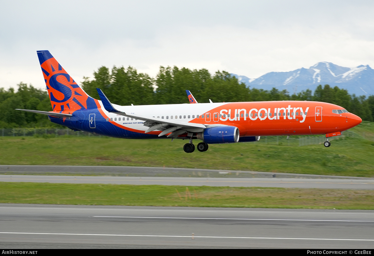 Aircraft Photo of N819SY | Boeing 737-86N | Sun Country Airlines | AirHistory.net #816409