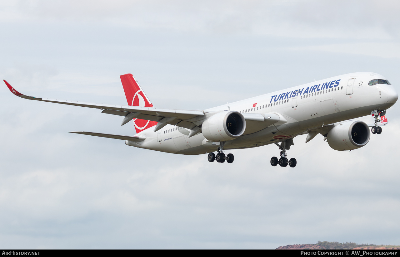 Aircraft Photo of TC-LGK | Airbus A350-941 | Turkish Airlines | AirHistory.net #816415