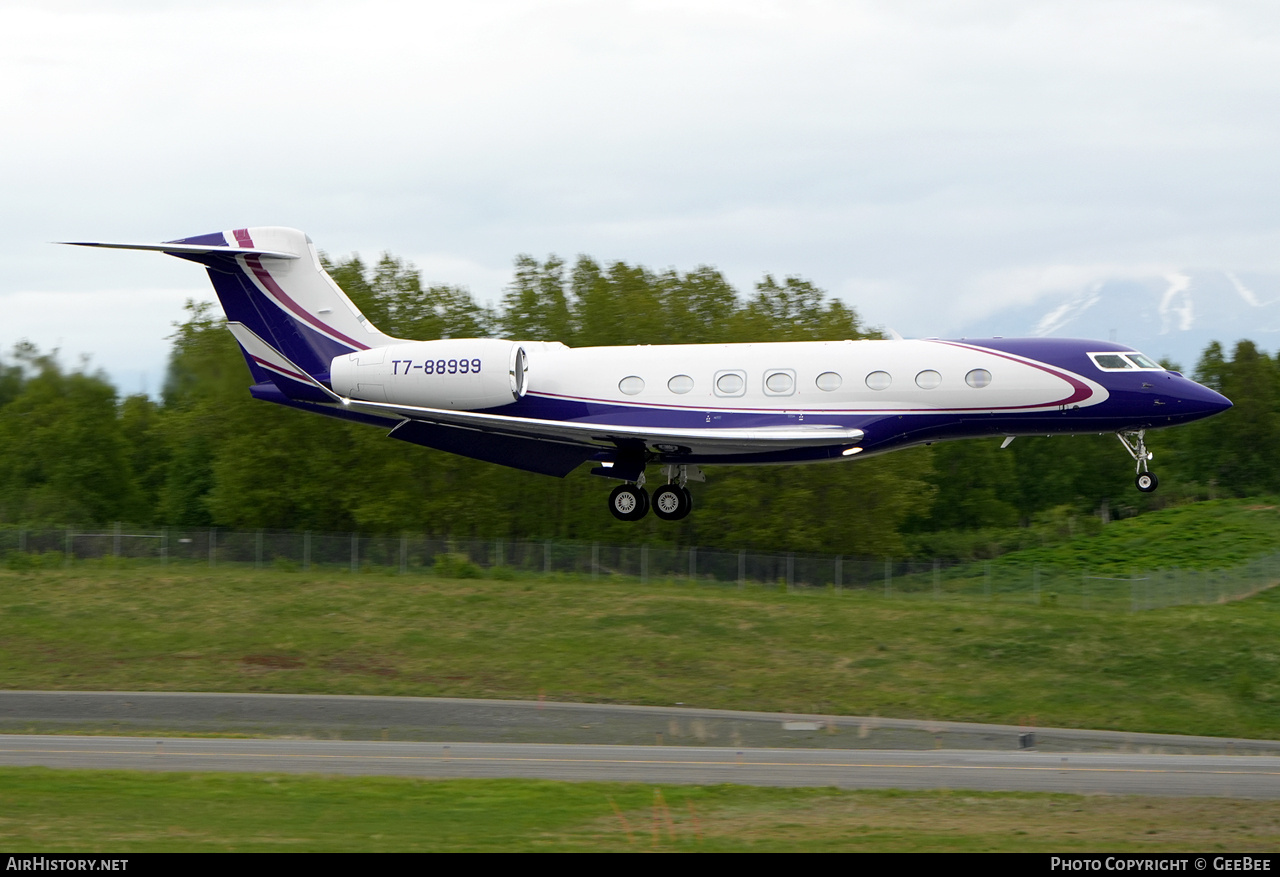 Aircraft Photo of T7-88999 | Gulfstream Aerospace G650ER (G-VI) | AirHistory.net #816422