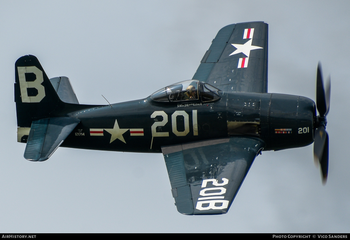 Aircraft Photo of G-RUMM / 121714 | Grumman F8F-2P Bearcat | USA - Navy | AirHistory.net #816457