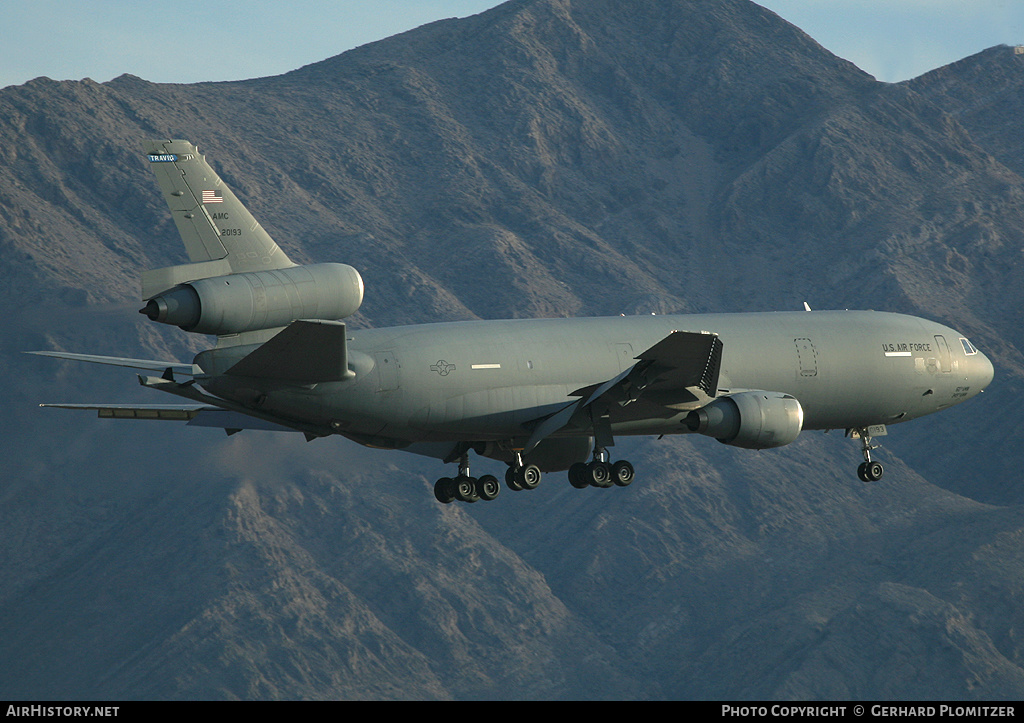 Aircraft Photo of 82-0193 | McDonnell Douglas KC-10A Extender (DC-10-30CF) | USA - Air Force | AirHistory.net #816464