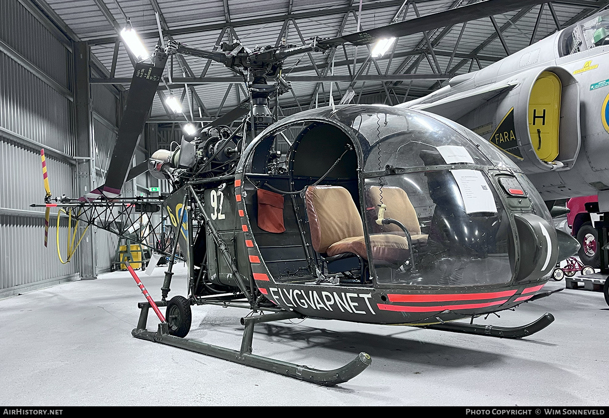 Aircraft Photo of 02404 | Sud Hkp2 Alouette II (SE-3130) | Sweden - Air Force | AirHistory.net #816471