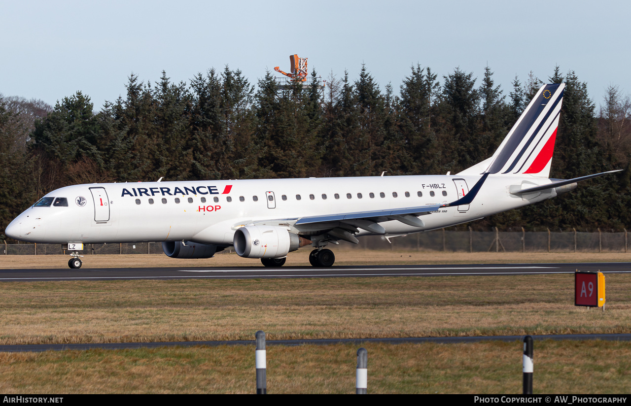 Aircraft Photo of F-HBLZ | Embraer 190STD (ERJ-190-100STD) | Air France | AirHistory.net #816481