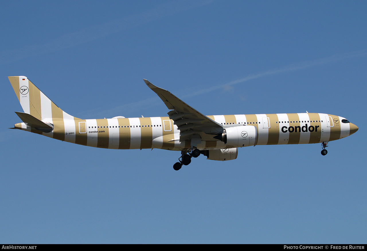 Aircraft Photo of D-ANRO | Airbus A330-941N | Condor Flugdienst | AirHistory.net #816487
