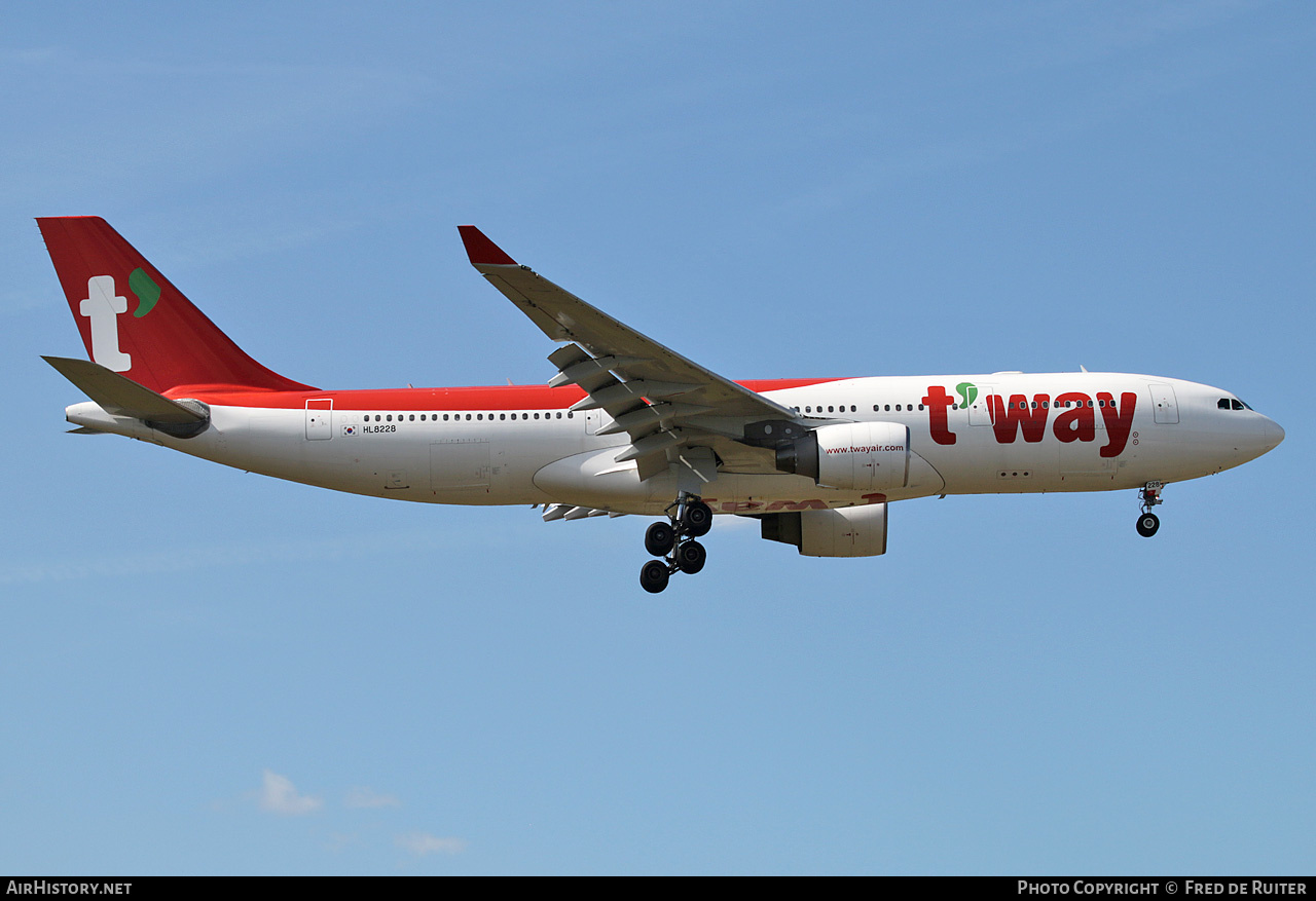 Aircraft Photo of HL8228 | Airbus A330-223 | T'way Air | AirHistory.net #816495