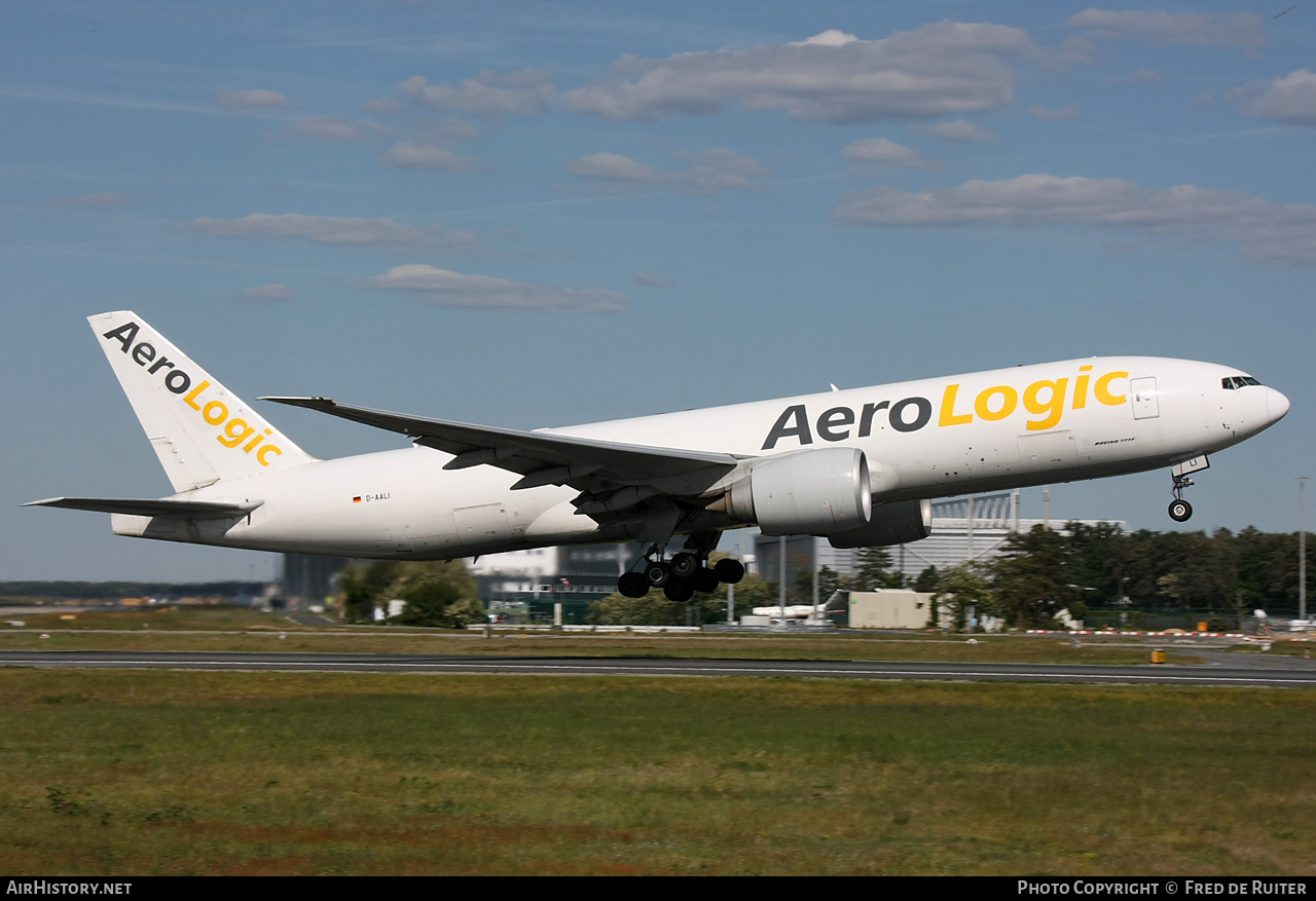 Aircraft Photo of D-AALI | Boeing 777-F6N | AeroLogic | AirHistory.net #816517