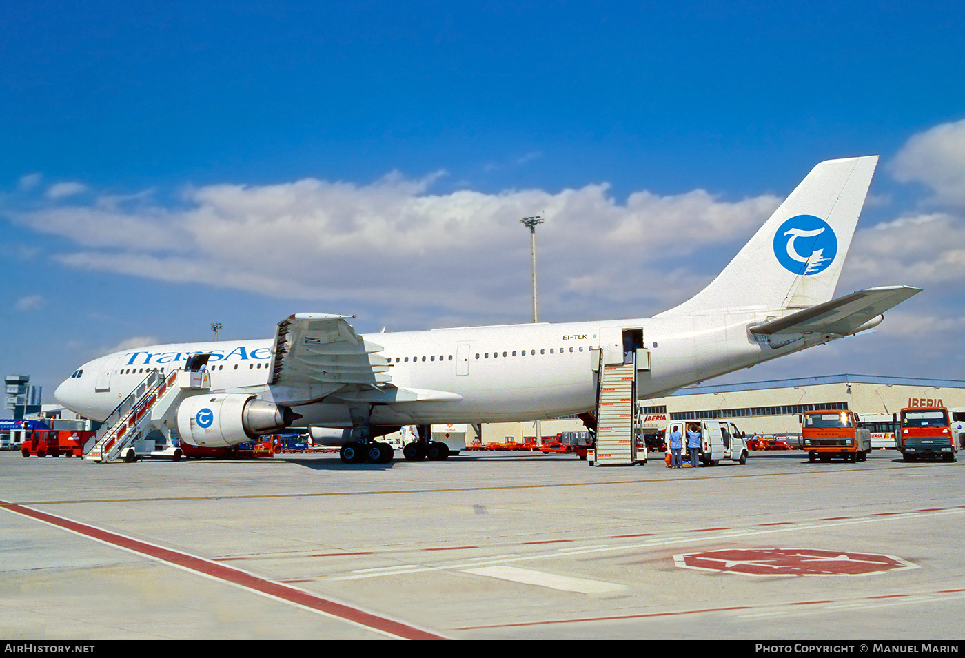 Aircraft Photo of EI-TLK | Airbus A300B4-203 | TransAer International Airlines | AirHistory.net #816595
