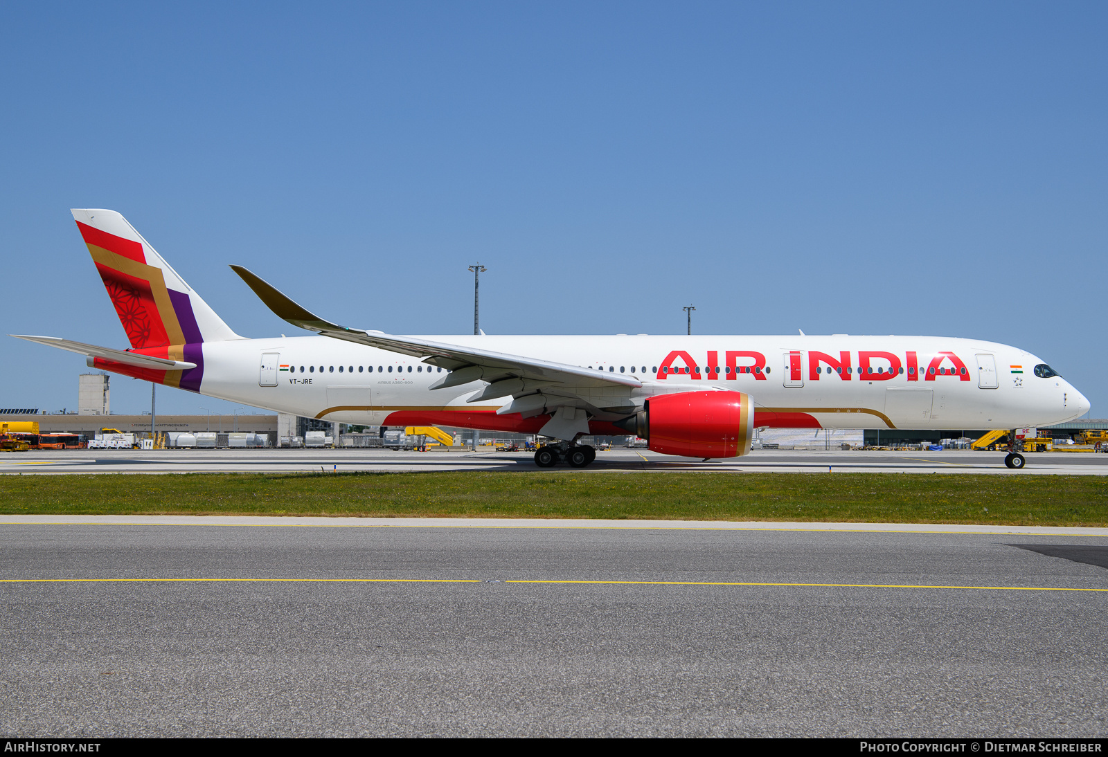 Aircraft Photo of VT-JRE | Airbus A350-941 | Air India | AirHistory.net #816611