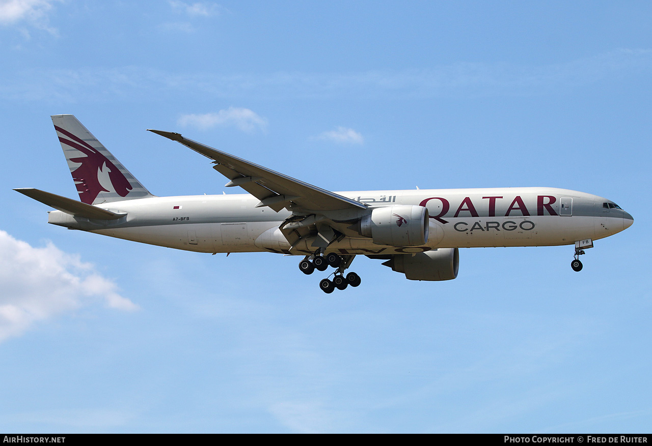 Aircraft Photo of A7-BFB | Boeing 777-FDZ | Qatar Airways Cargo | AirHistory.net #816619