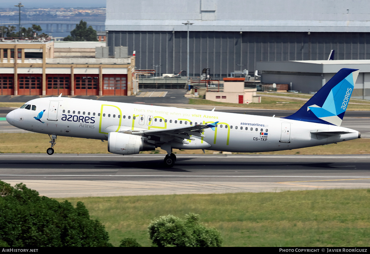 Aircraft Photo of CS-TKP | Airbus A320-214 | Azores Airlines | AirHistory.net #816623