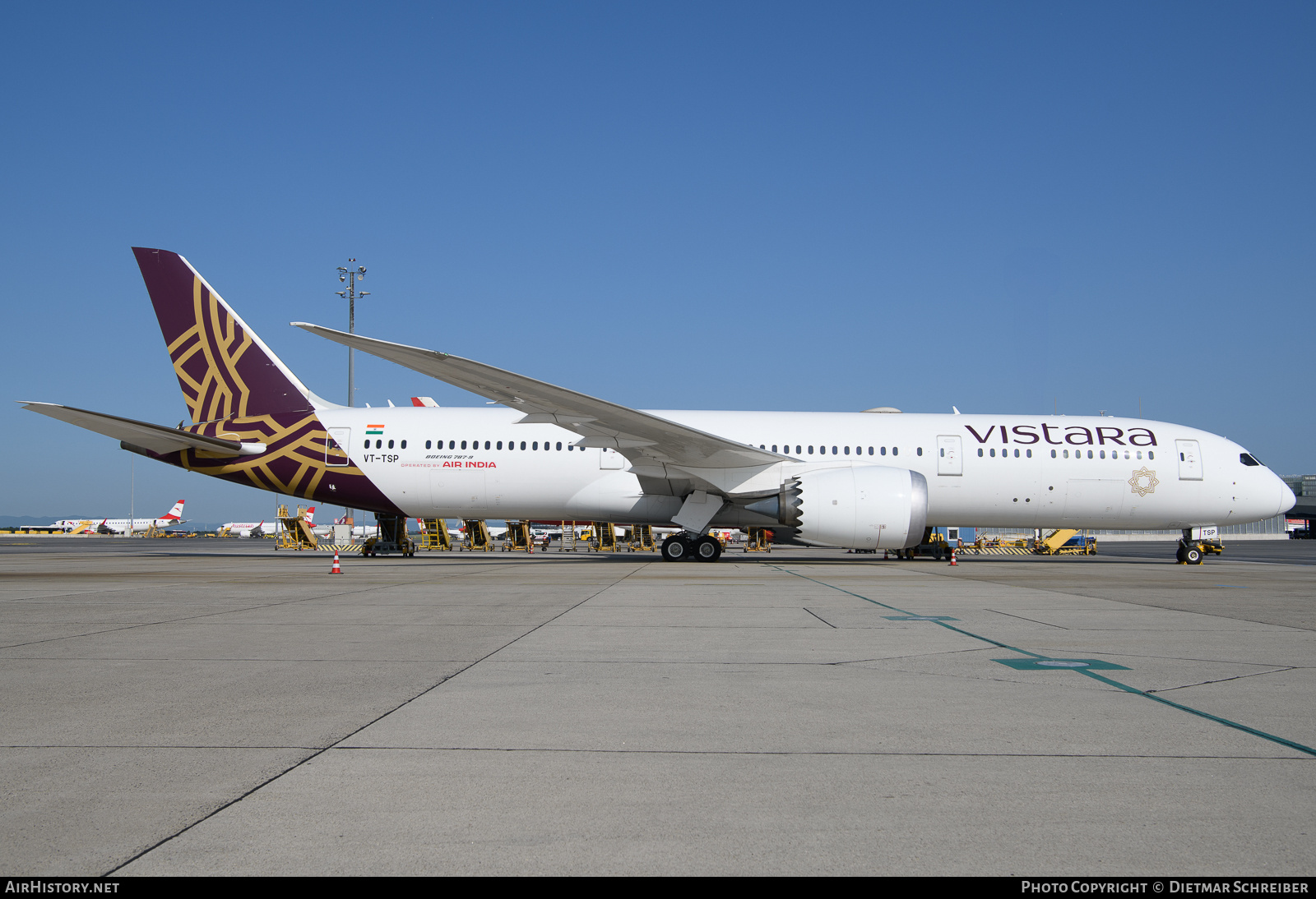 Aircraft Photo of VT-TSP | Boeing 787-9 Dreamliner | Vistara | AirHistory.net #816634
