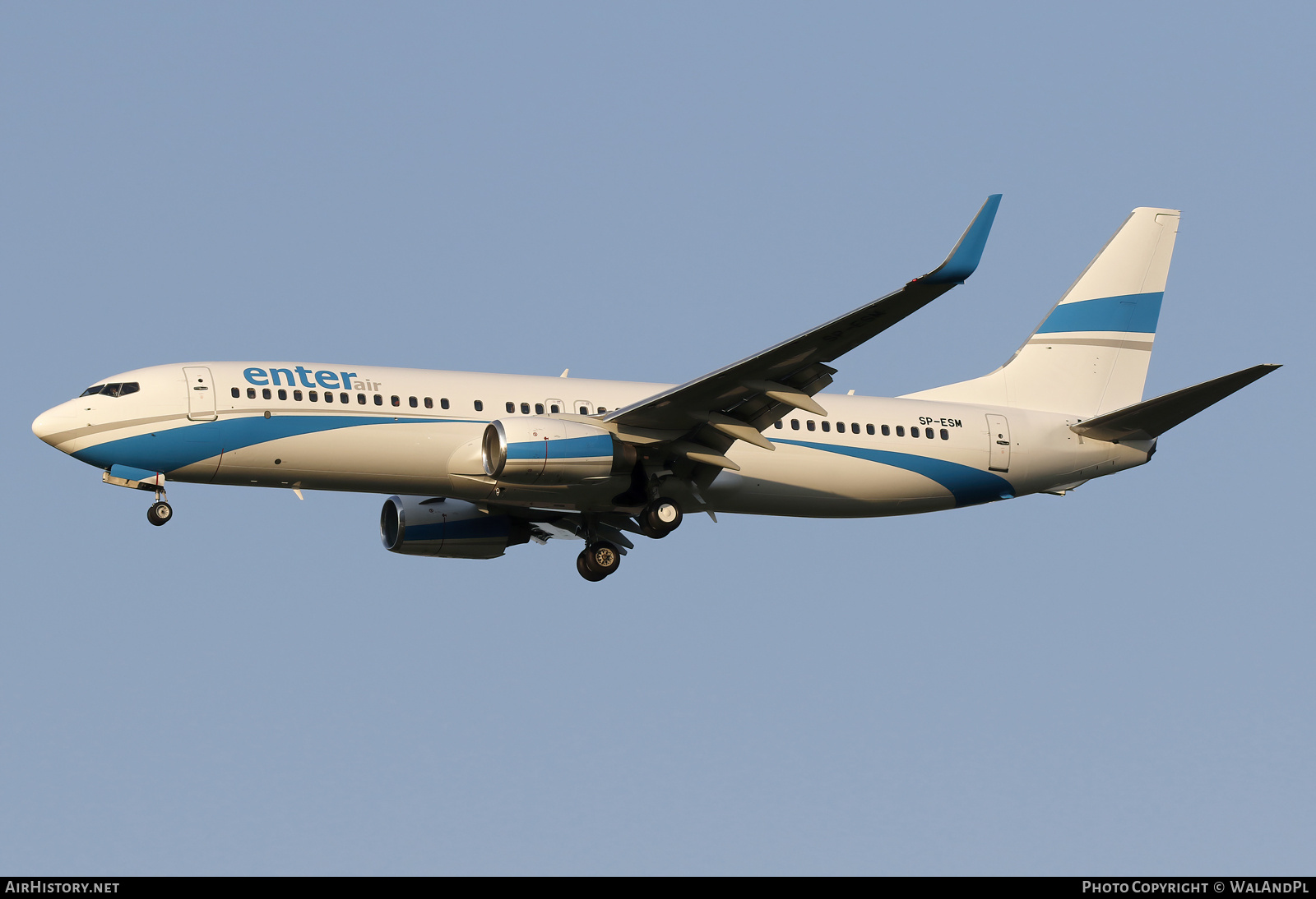 Aircraft Photo of SP-ESM | Boeing 737-8Q8 | Enter Air | AirHistory.net #816640