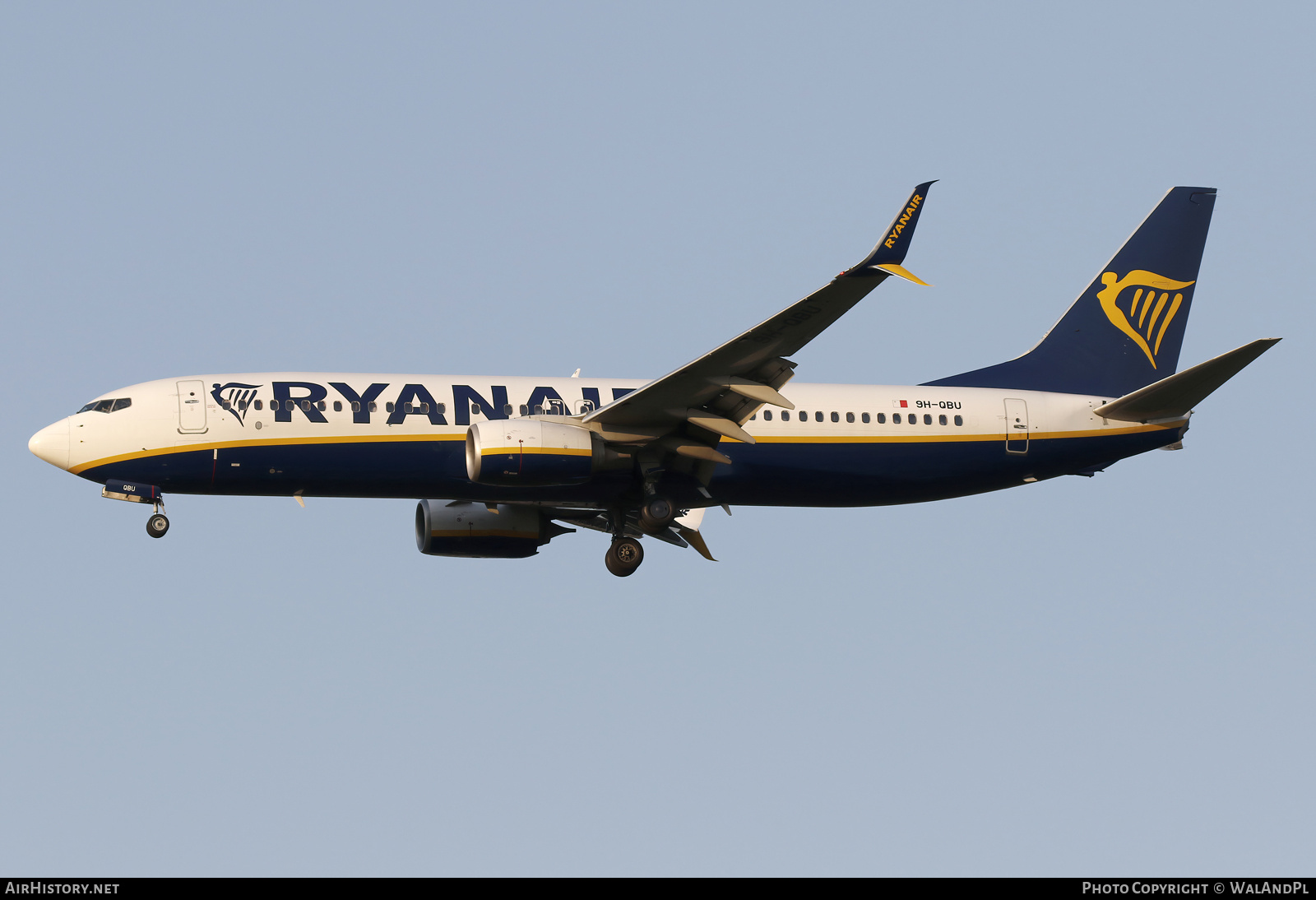 Aircraft Photo of 9H-QBU | Boeing 737-8AS | Ryanair | AirHistory.net #816650