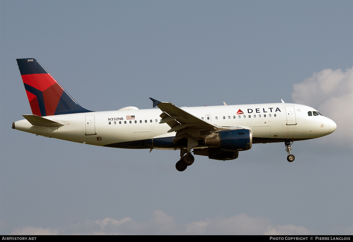 Aircraft Photo of N332NB | Airbus A319-114 | Delta Air Lines | AirHistory.net #816685
