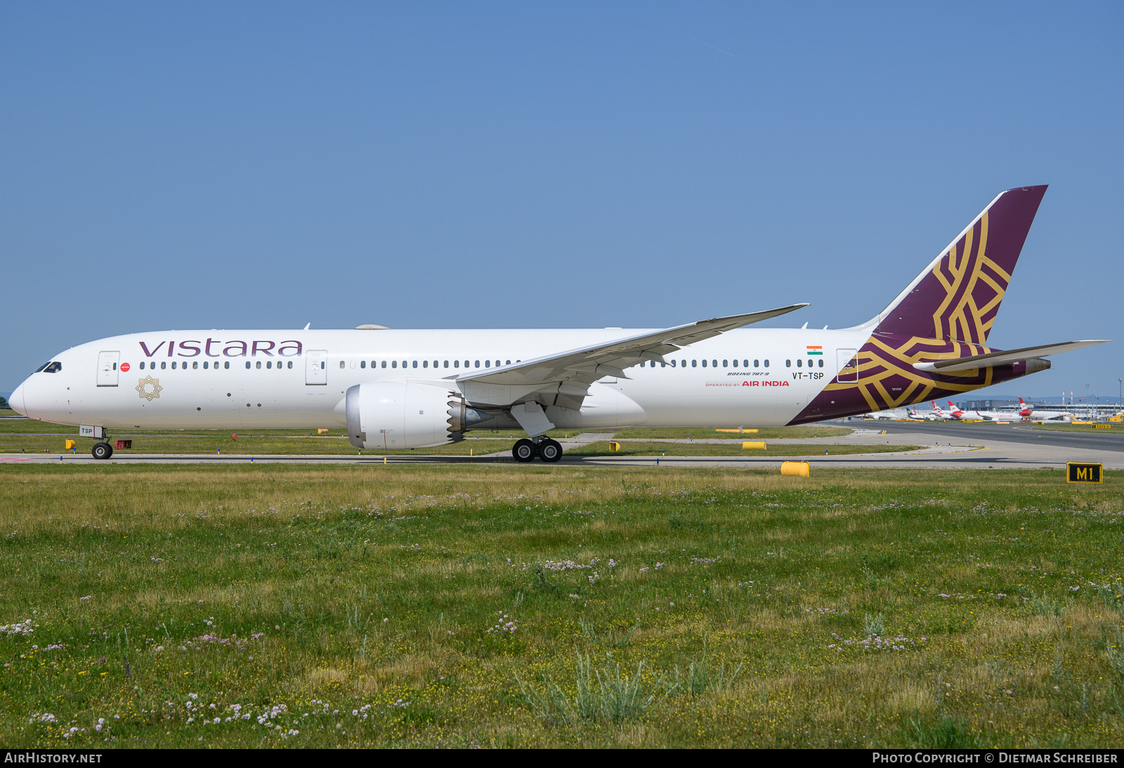 Aircraft Photo of VT-TSP | Boeing 787-9 Dreamliner | Vistara | AirHistory.net #816686