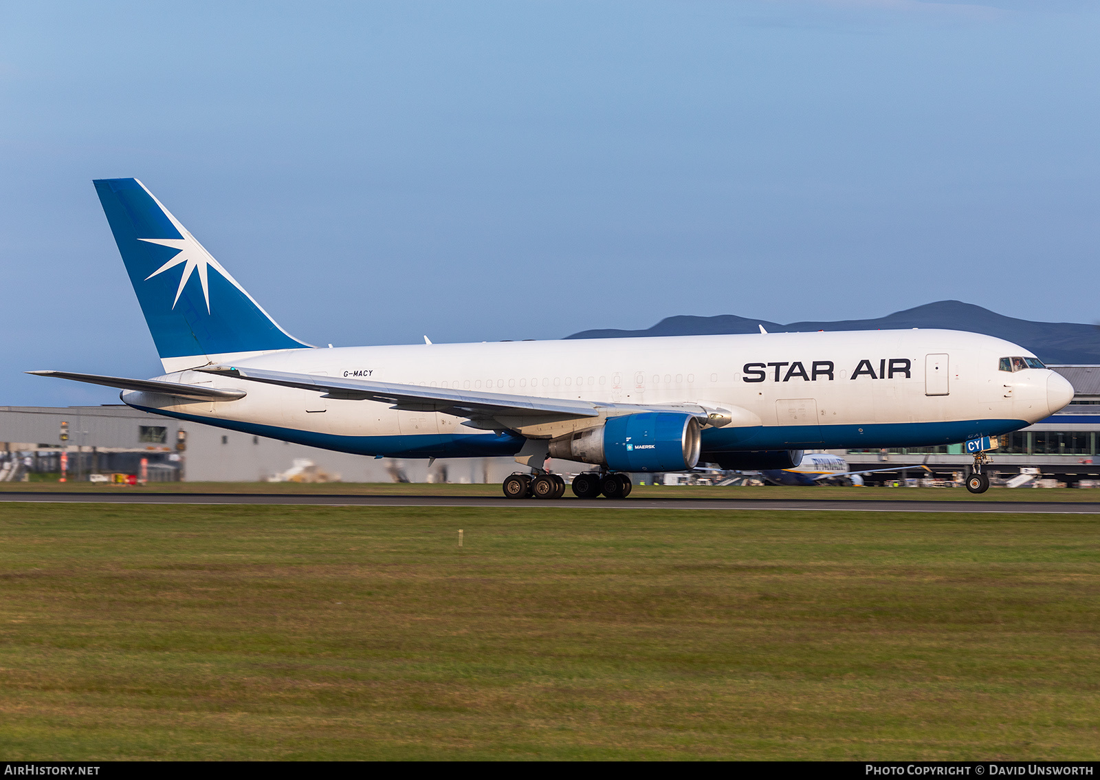 Aircraft Photo of G-MACY | Boeing 767-204/ER(BDSF) | Star Air | AirHistory.net #816687