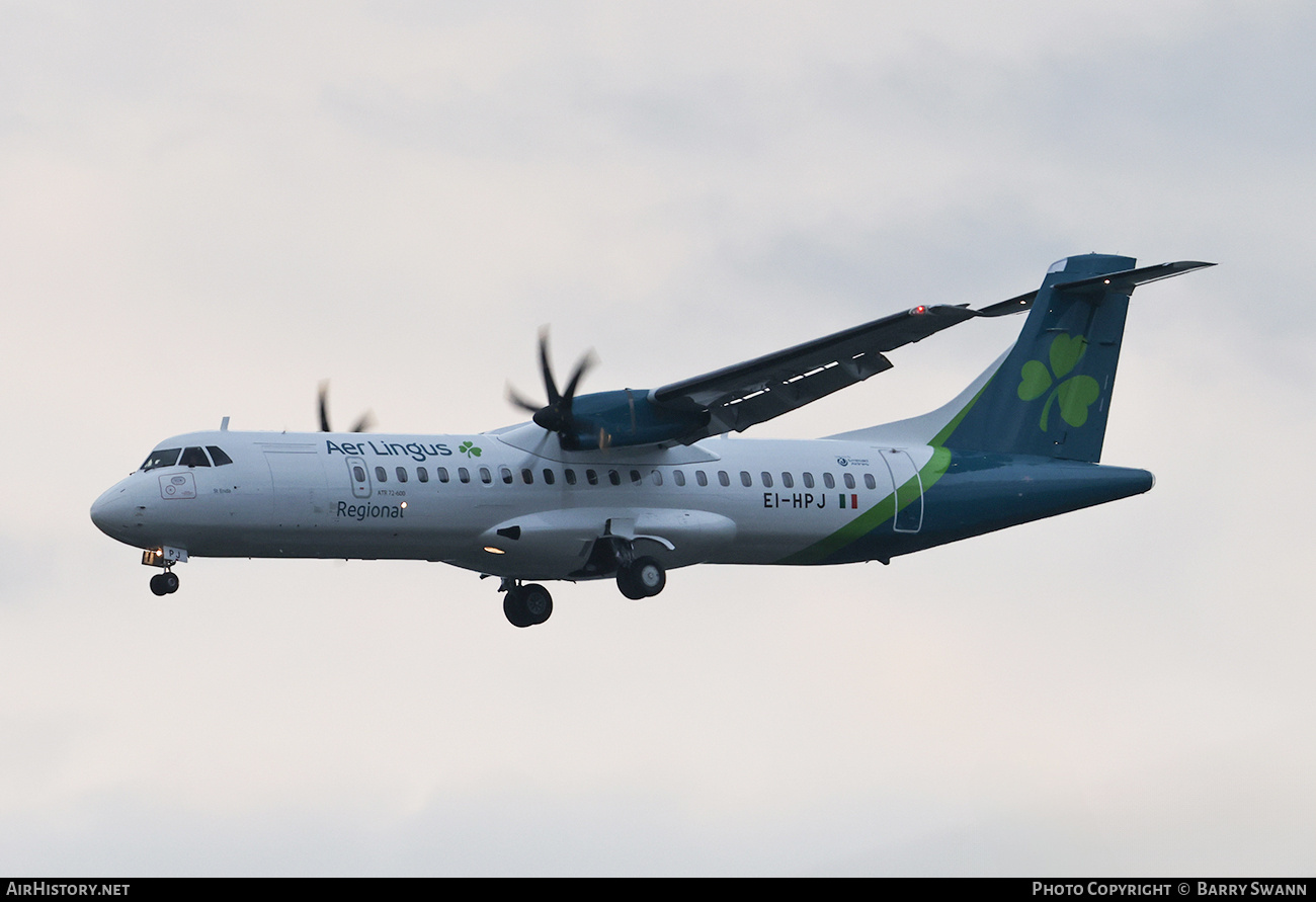 Aircraft Photo of EI-HPJ | ATR ATR-72-600 (ATR-72-212A) | Aer Lingus Regional | AirHistory.net #816691