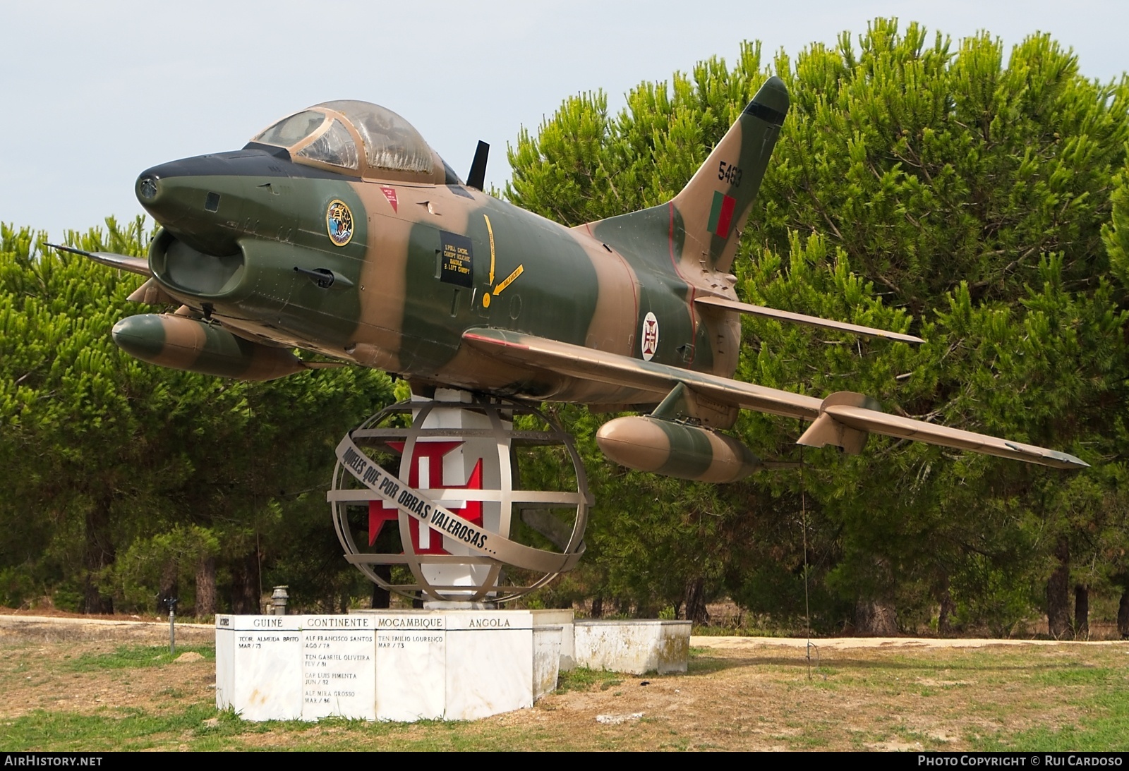 Aircraft Photo of 5463 | Fiat G-91R/3 | Portugal - Air Force | Esq 301 | AirHistory.net #816695