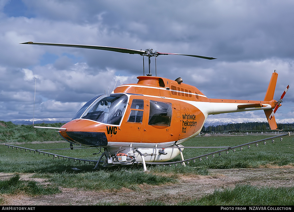Aircraft Photo of ZK-HWC | Bell 206B-2 JetRanger II | Whirlwide Helicopters | AirHistory.net #816705