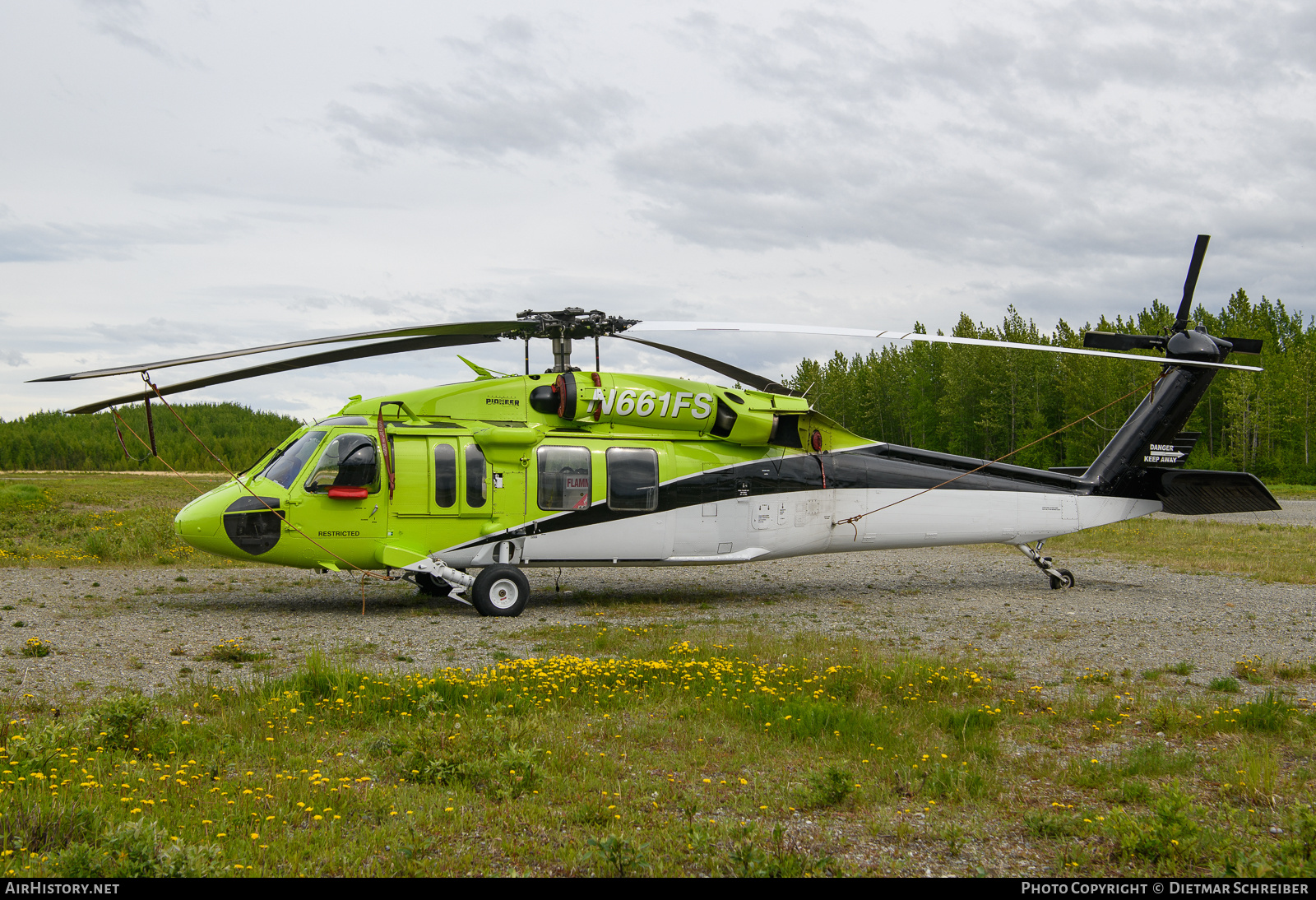 Aircraft Photo of N661FS | Sikorsky UH-60A(C) Black Hawk (S-70A) | Northern Pioneer Helicopters | AirHistory.net #816711