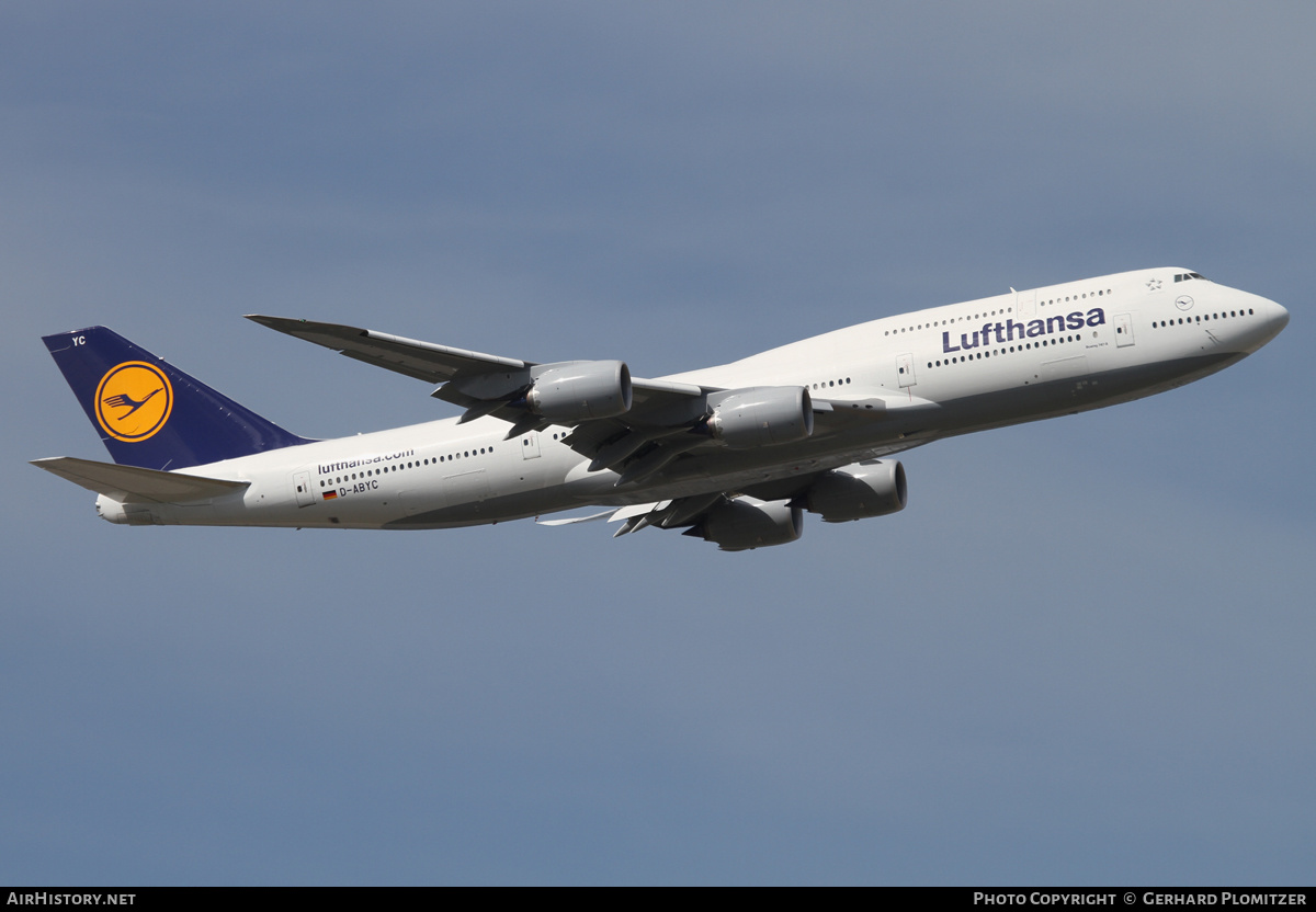 Aircraft Photo of D-ABYC | Boeing 747-830 | Lufthansa | AirHistory.net #816744
