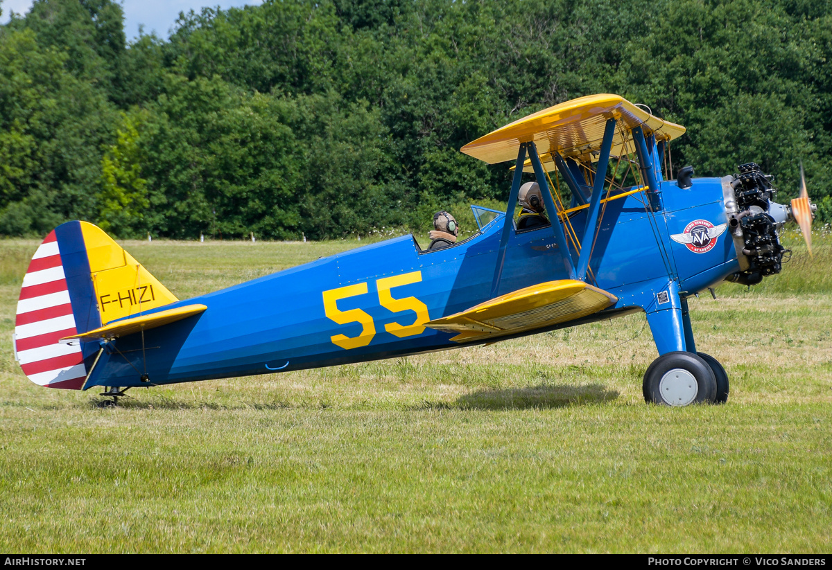 Aircraft Photo of F-HIZI / 55 | Boeing PT-17 Kaydet (A75N1) | AVA - Aero Vintage Academy | USA - Air Force | AirHistory.net #816749