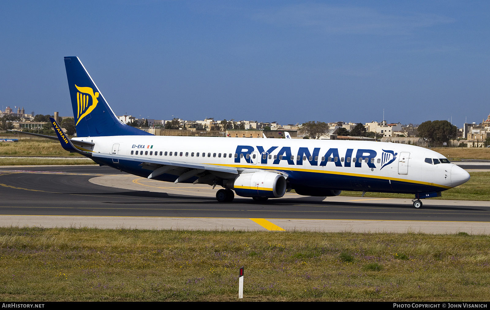 Aircraft Photo of EI-EKA | Boeing 737-8AS | Ryanair | AirHistory.net #816794