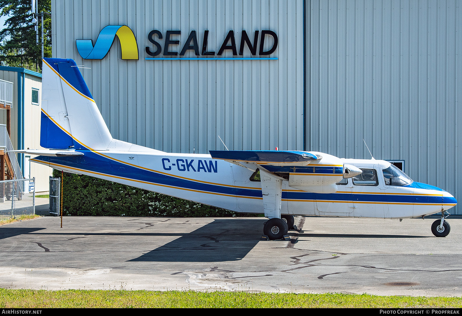 Aircraft Photo of C-GKAW | Britten-Norman BN-2A-8 Islander | AirHistory.net #816795