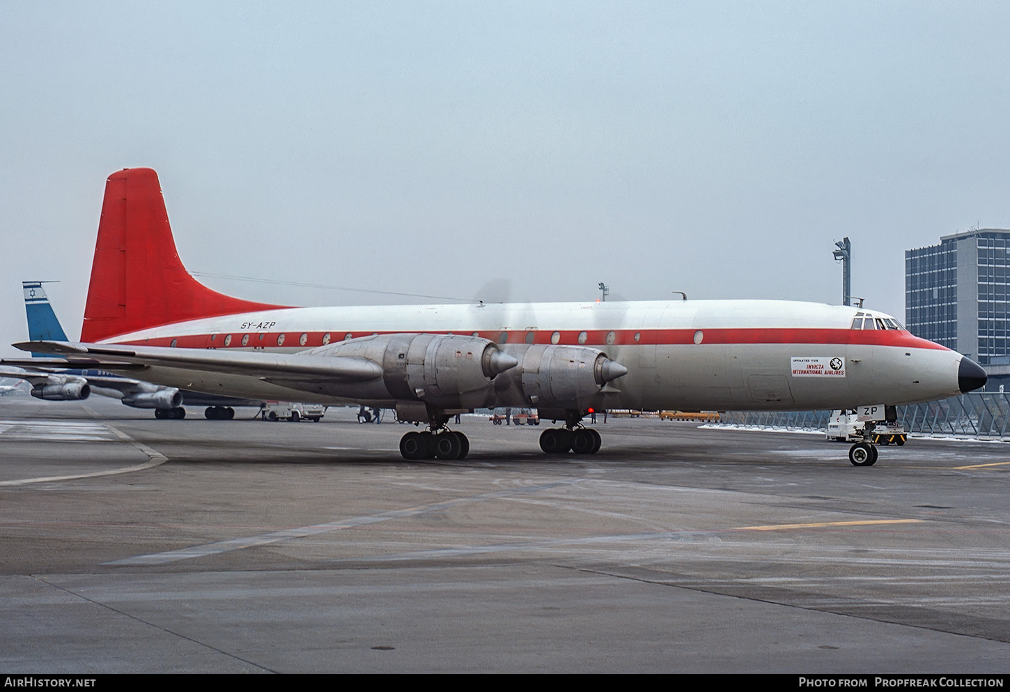 Aircraft Photo of 5Y-AZP | Bristol 175 Britannia 308F | Invicta International Airlines | AirHistory.net #816817