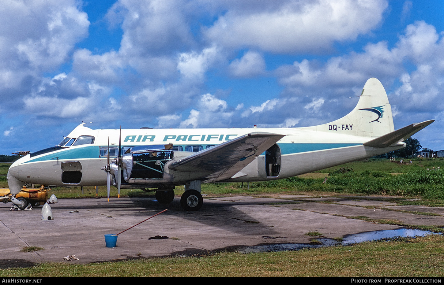 Aircraft Photo of DQ-FAY | De Havilland D.H. 114 Heron 1B | Air Pacific | AirHistory.net #816843
