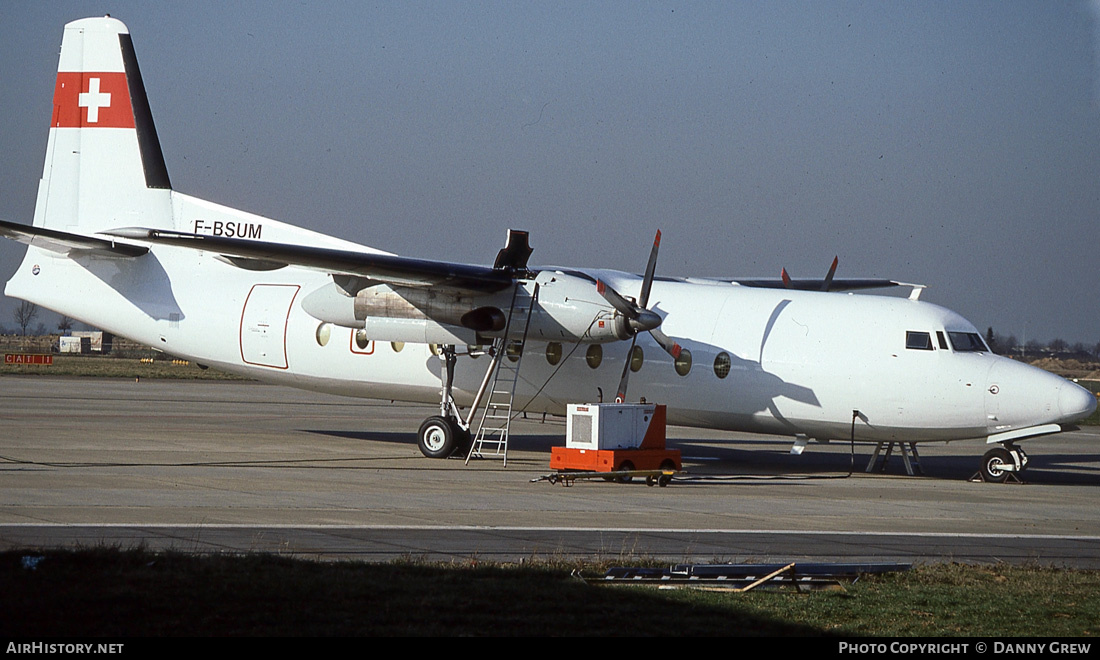 Aircraft Photo of F-BSUM | Fokker F27-500 Friendship | AirHistory.net #816886