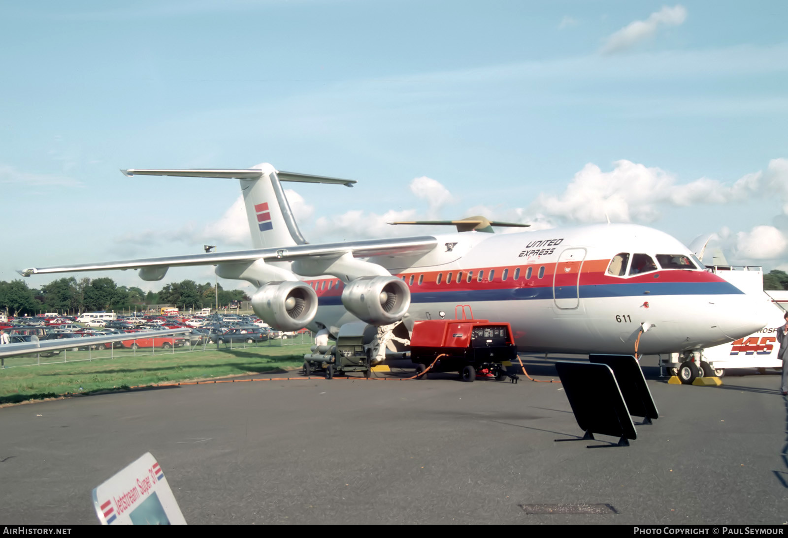 Aircraft Photo of G-BOWW | British Aerospace BAe-146-300 | United Express | AirHistory.net #816887