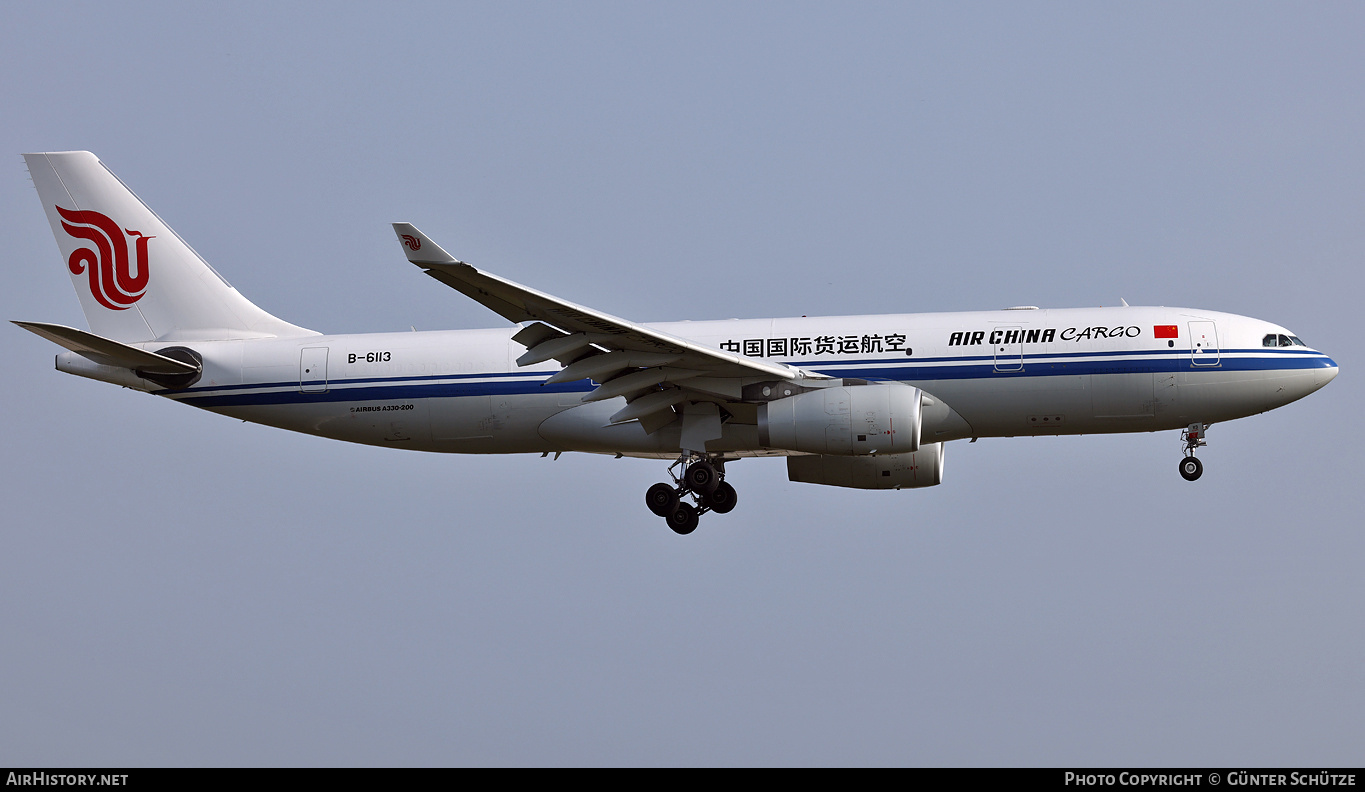 Aircraft Photo of B-6113 | Airbus A330-243/P2F | Air China Cargo | AirHistory.net #816890