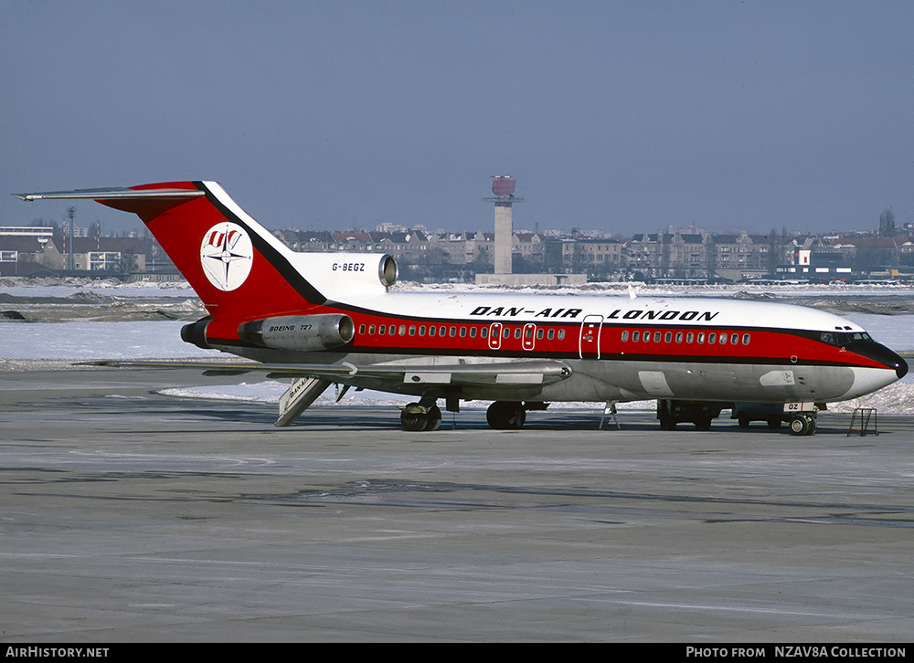 Aircraft Photo of G-BEGZ | Boeing 727-193 | Dan-Air London | AirHistory.net #816953
