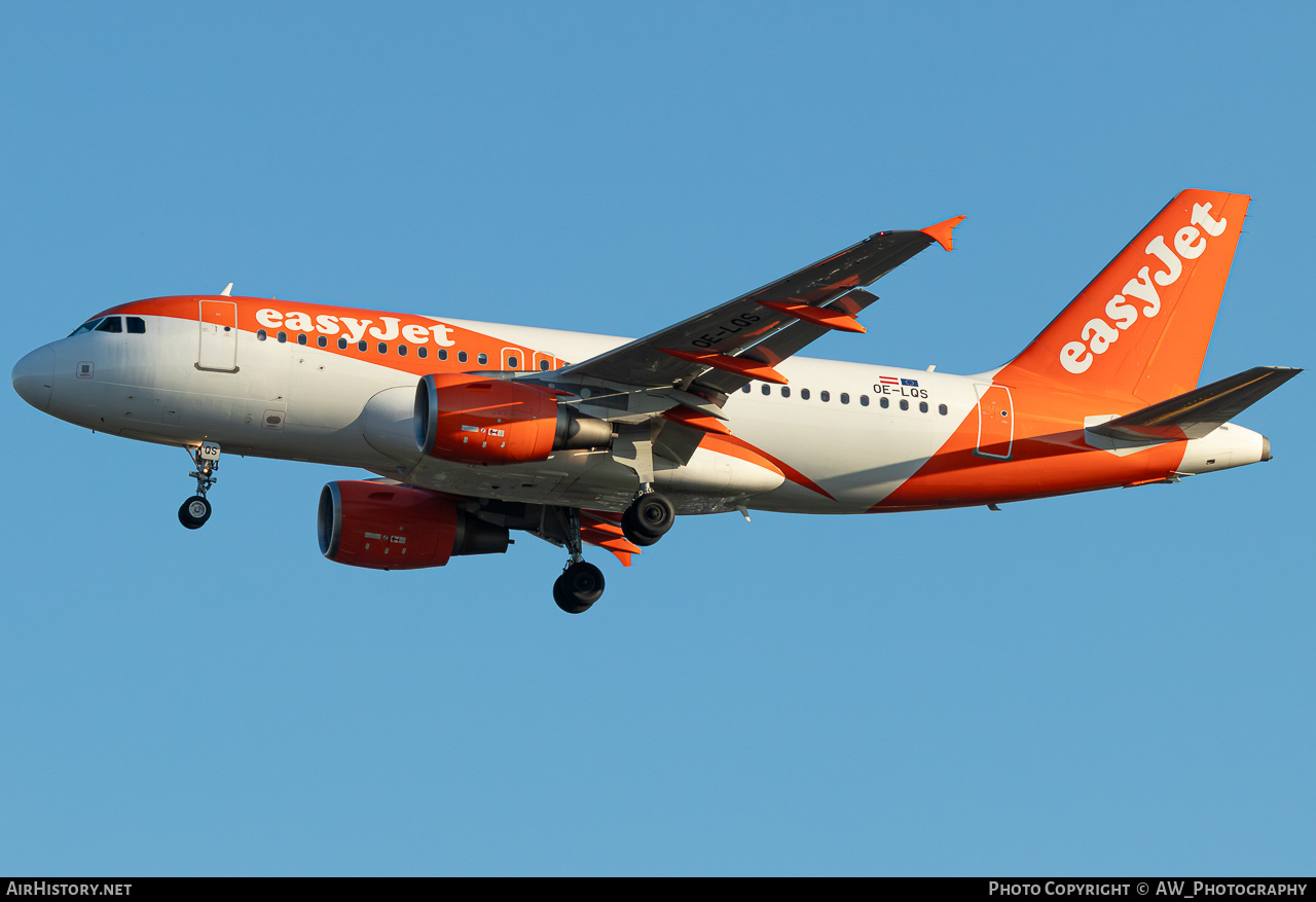 Aircraft Photo of OE-LQS | Airbus A319-111 | EasyJet | AirHistory.net #816960