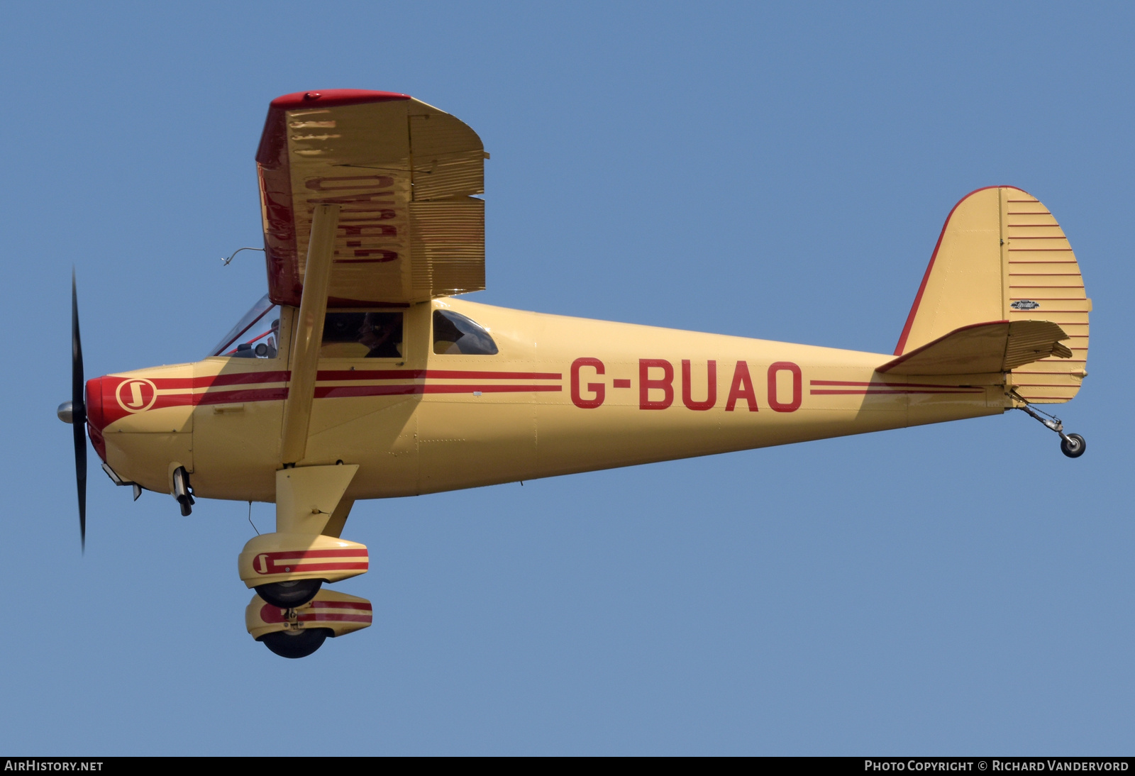 Aircraft Photo of G-BUAO | Luscombe 8E Silvaire Deluxe | AirHistory.net #816976