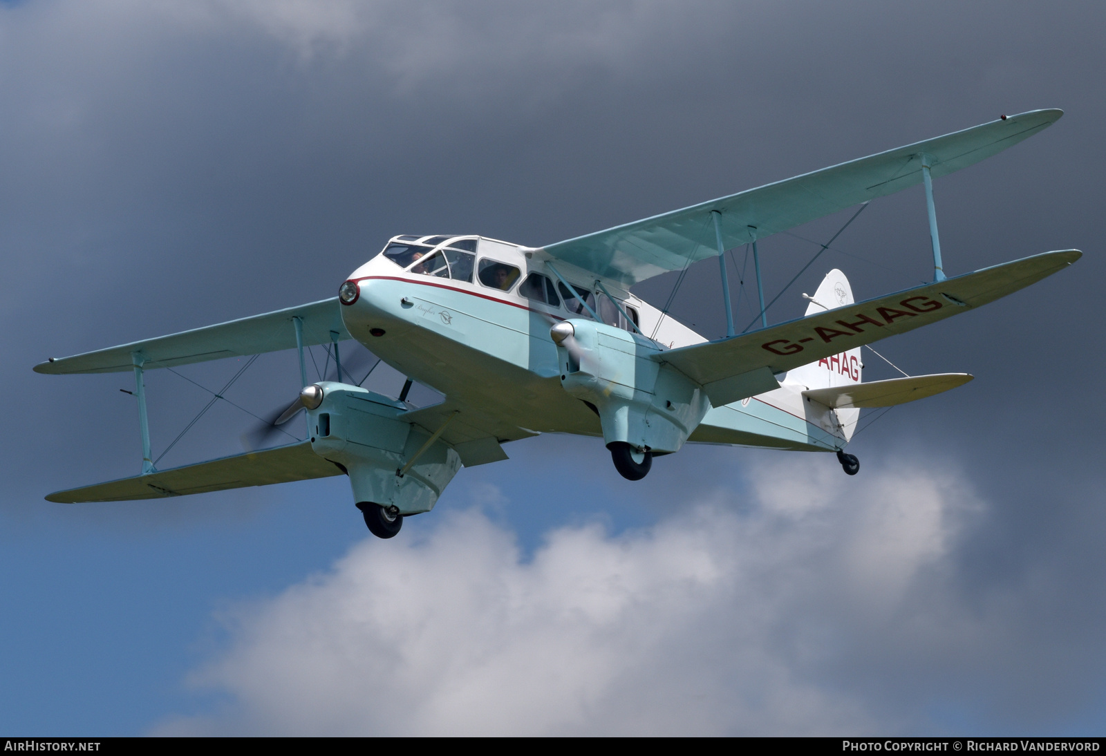Aircraft Photo of G-AHAG | De Havilland D.H. 89A Dragon Rapide | Scillonia Airways | AirHistory.net #817003