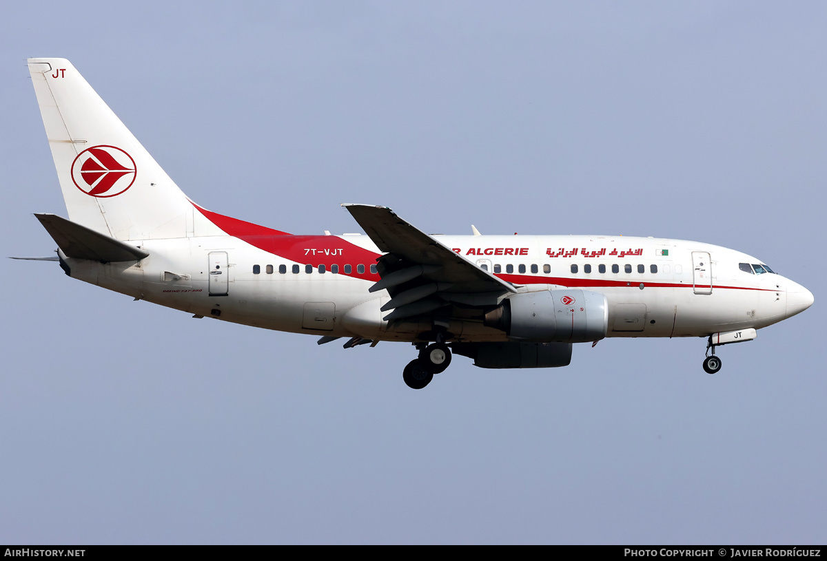 Aircraft Photo of 7T-VJT | Boeing 737-6D6 | Air Algérie | AirHistory.net #817010