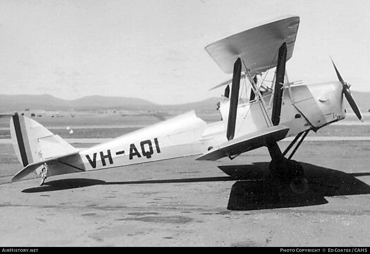 Aircraft Photo of VH-AQI | De Havilland D.H. 82A Tiger Moth | AirHistory.net #817019