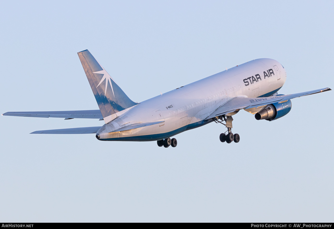 Aircraft Photo of G-MACZ | Boeing 767-25E(BDSF) | Star Air | AirHistory.net #817021