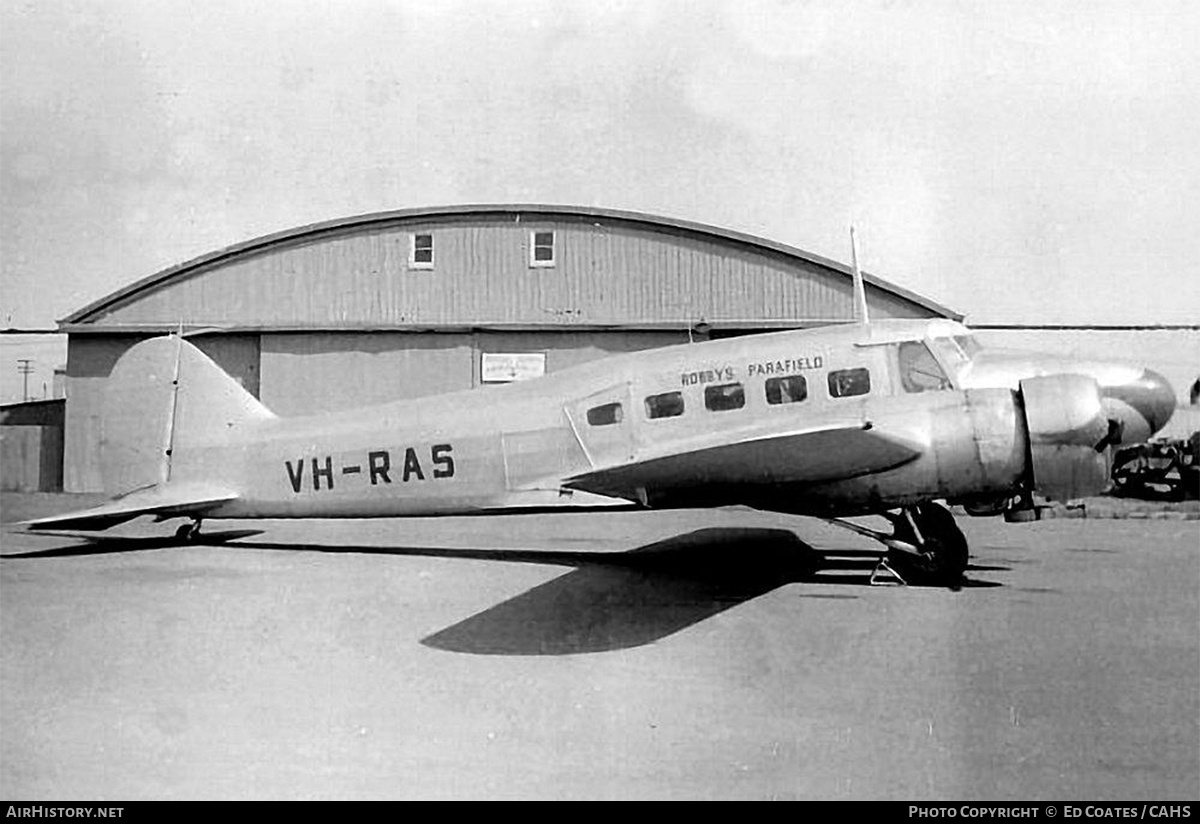 Aircraft Photo of VH-RAS | Avro 652A Anson I | Robby's Aircraft | AirHistory.net #817029