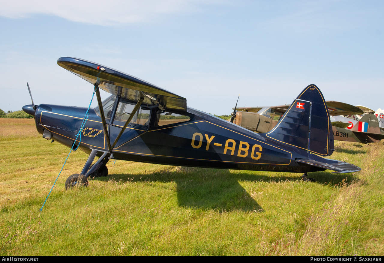 Aircraft Photo of OY-ABG | SAI KZ VII U-4 Laerke | AirHistory.net #817089