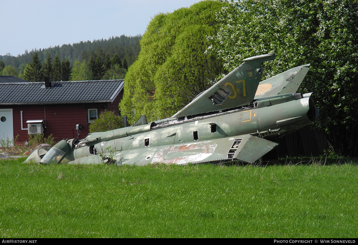 Aircraft Photo of 35551 | Saab J35F-2 Draken | Sweden - Air Force | AirHistory.net #817095